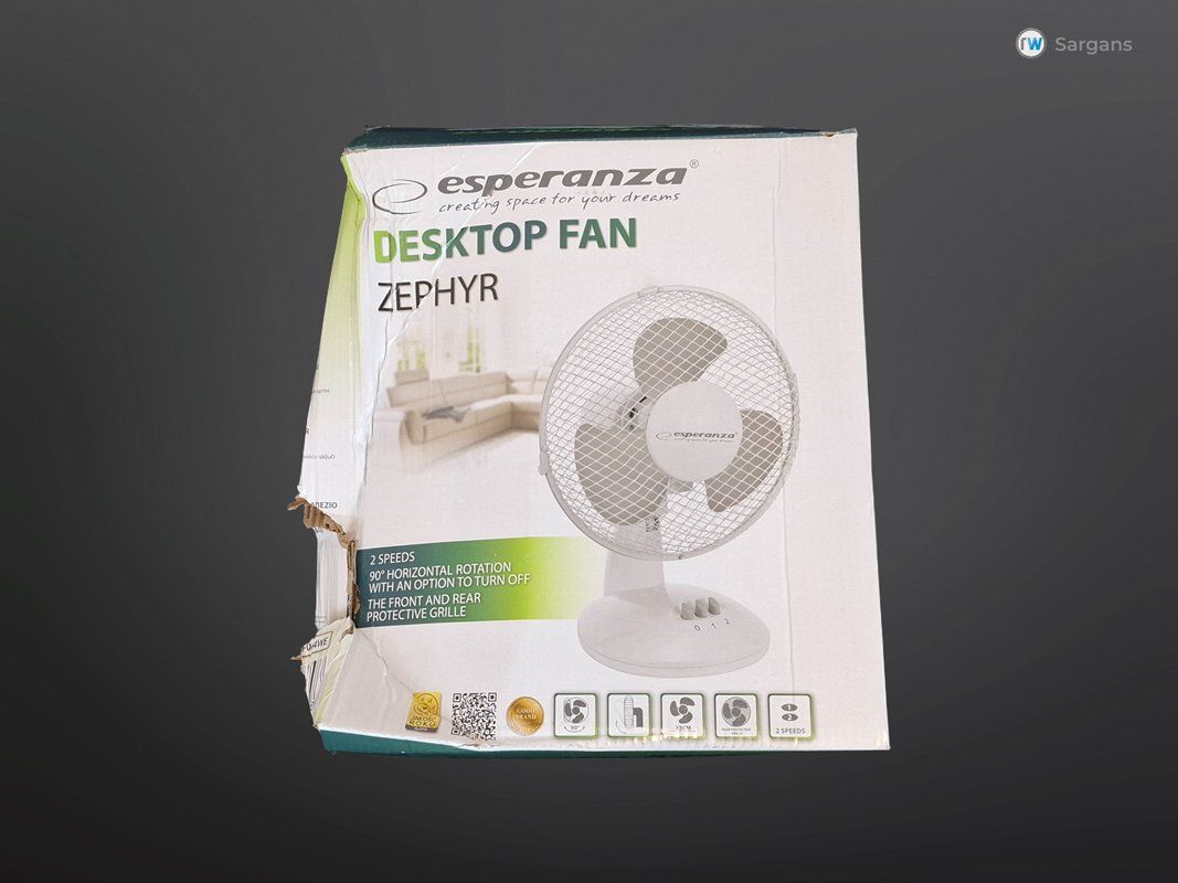 Ventilatoren: ESPERANZA Desktop Fan ZEPHYR – Neu (gemäss Beschreibung) aus Sargans von Restwert_Sargans