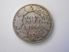50 Rp. 1904 silber  uralt