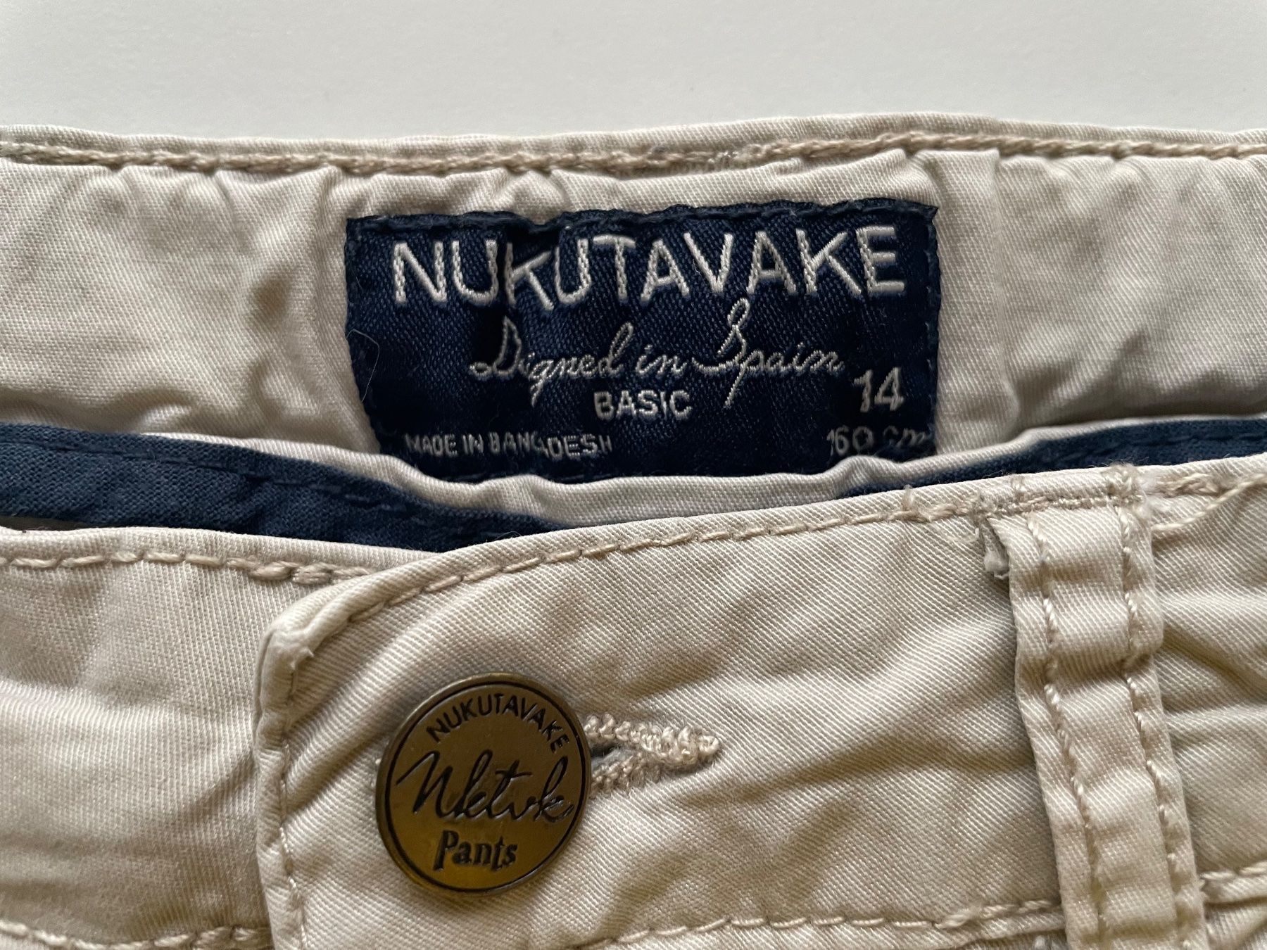 Pantaloni: Nukutavake Basic Hose, beige, Gr. 160, Neu! – Nuovo (secondo la descrizione) da Winterthur venduto da crave 2