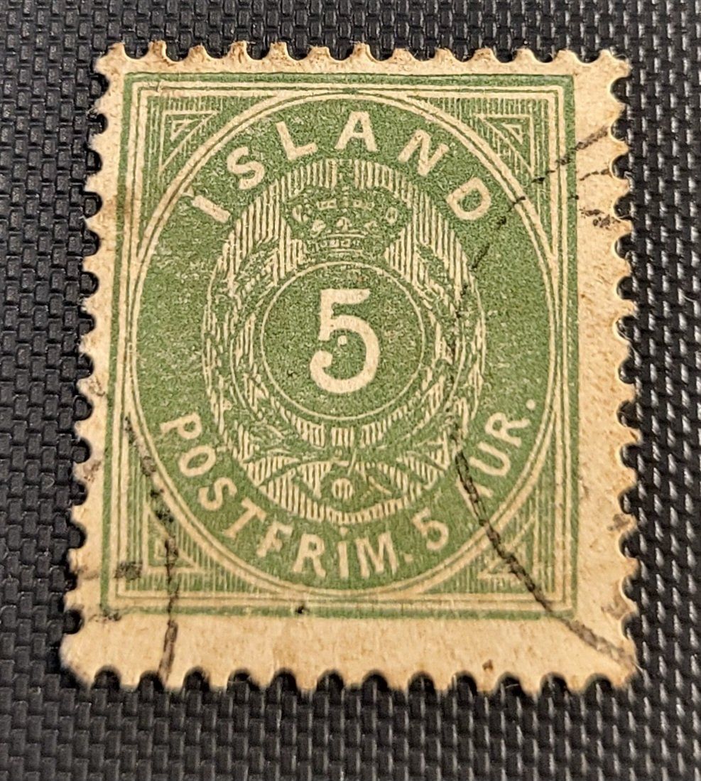 Tutti i francobolli: Island alte briefmarke – Usato da St Gallen venduto da Stampsalshobby