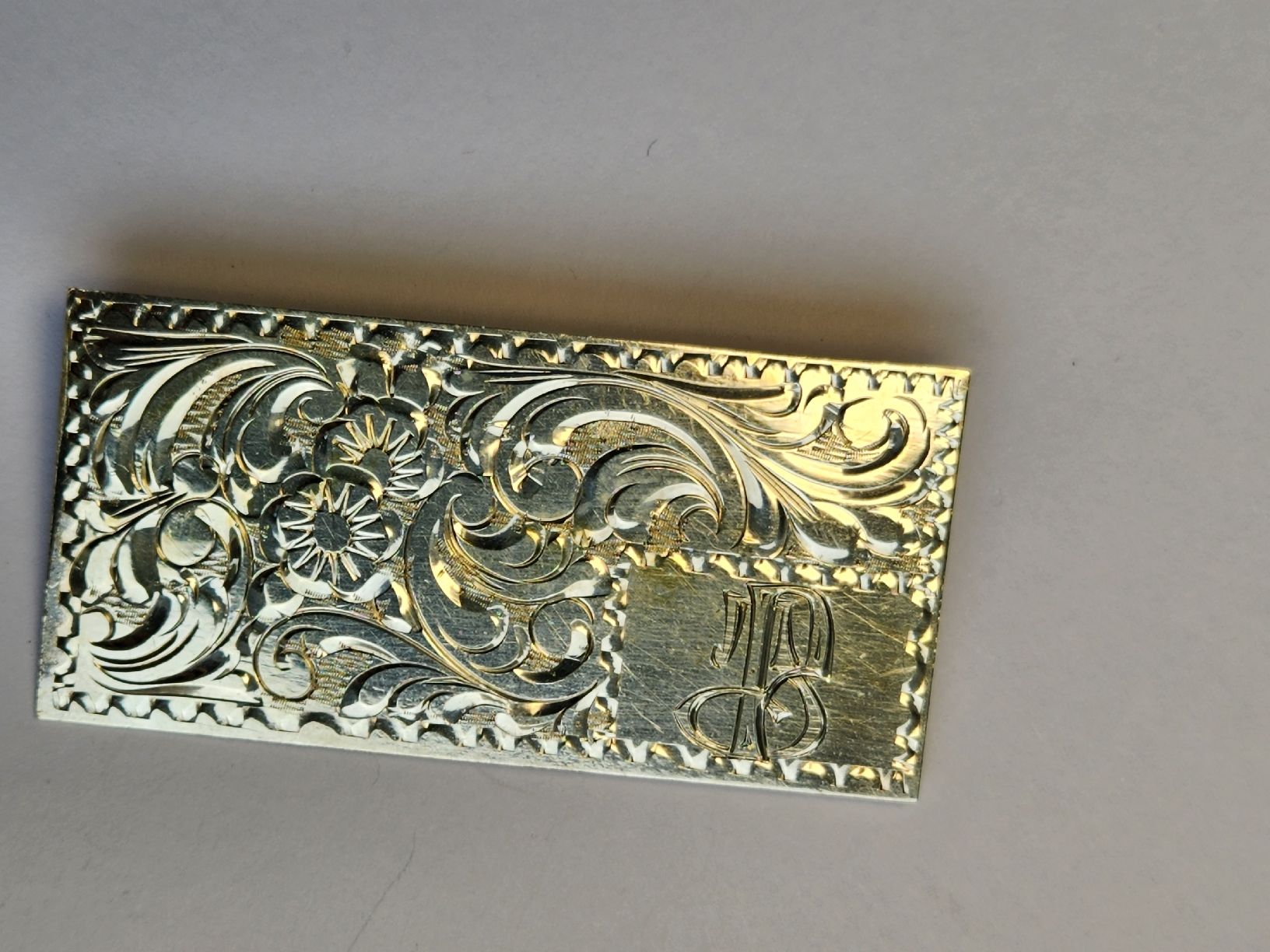 Spille & Fermagli: Vintage Brosche mit Monogramm - 800 Silber – Usato da St. Gallen venduto da GIULESGG 9
