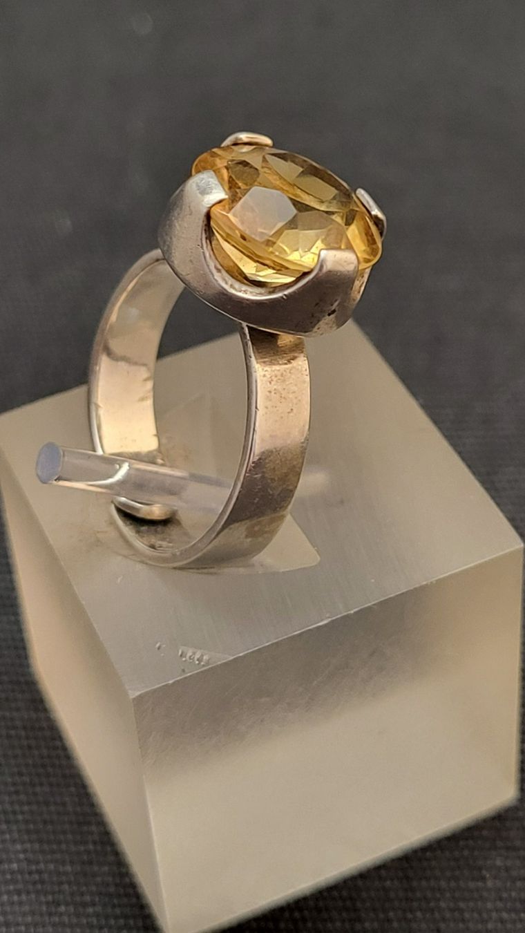 Ringe: Silber-Ring mit Citrin – Gebraucht aus Basel von spinne02 5