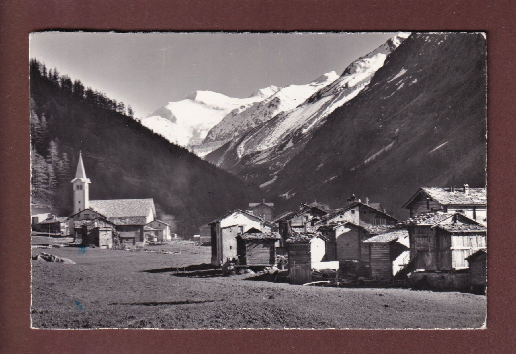 Cartoline postali: SAAS-ALMAGELL - 1966 Feldpost – Usato da Pully venduto da nicecards