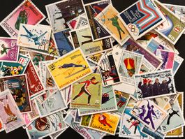 Lot Olympiamarken Winter  1976/1980 *+ ** + gest. (P734)