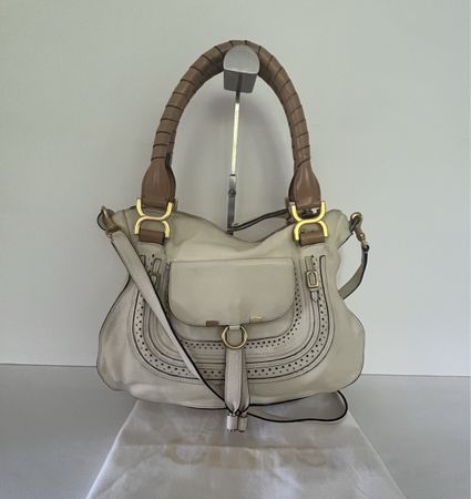 Chloé Tasche -beige Leder+Staubbeutel