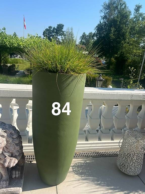 Vasi & Recipienti: SET OF 2 BIG GREEN CILINDER VASES – Usato da Pfäffikon SZ venduto da lar_wl22