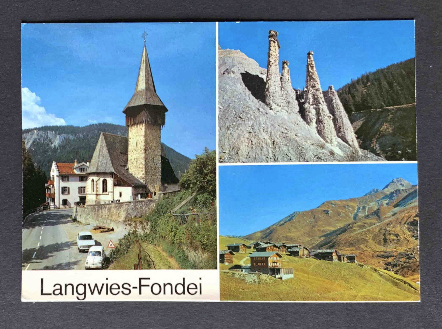Cartoline postali: AK Langwies bei Arosa – Usato da Goldau venduto da artelier1
