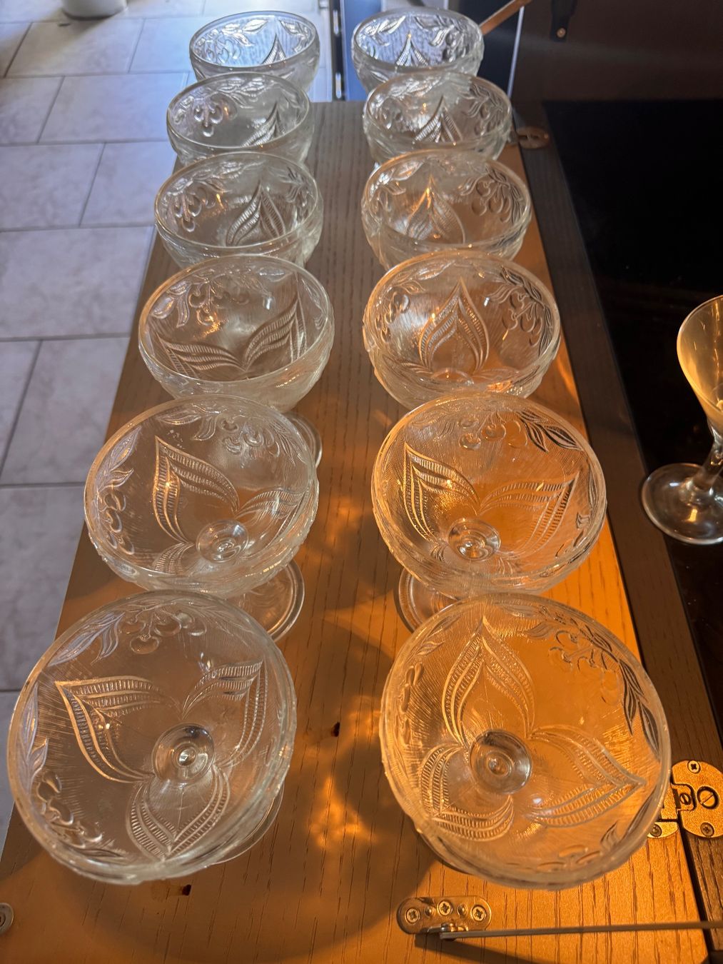 Bicchieri: 12 Coupes Gläser Dessertschalen – Usato da Windisch venduto da Trudi45 6