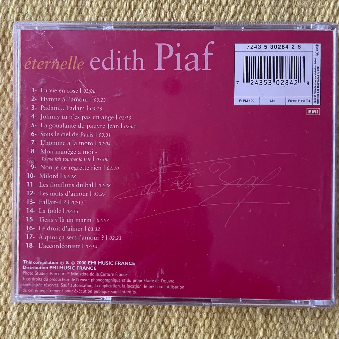 CD: EDITH PIAF-ÉTERNELLE – Usato da Rorschacherberg venduto da CD-Roli 1