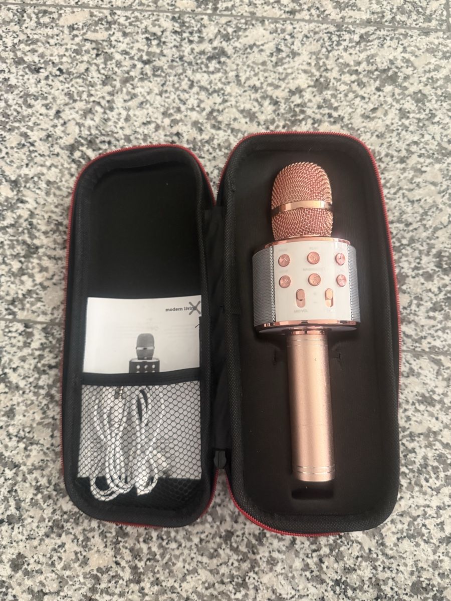 Microfoni: Karaoke Mikrofon mit Bluetooth, Top Zustand! – Usato da Kilchberg ZH venduto da tjapukai