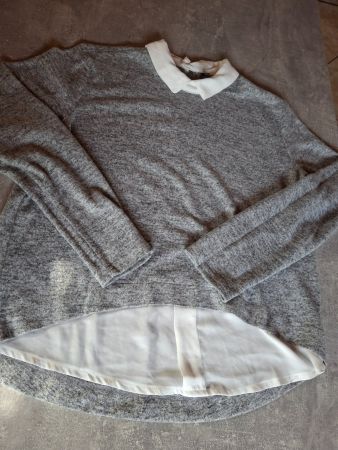 Pull gris taille M marque Chicorée