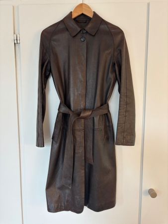 BURBERRY PRORSUM Ledermantel IT38  (CH 34/36)