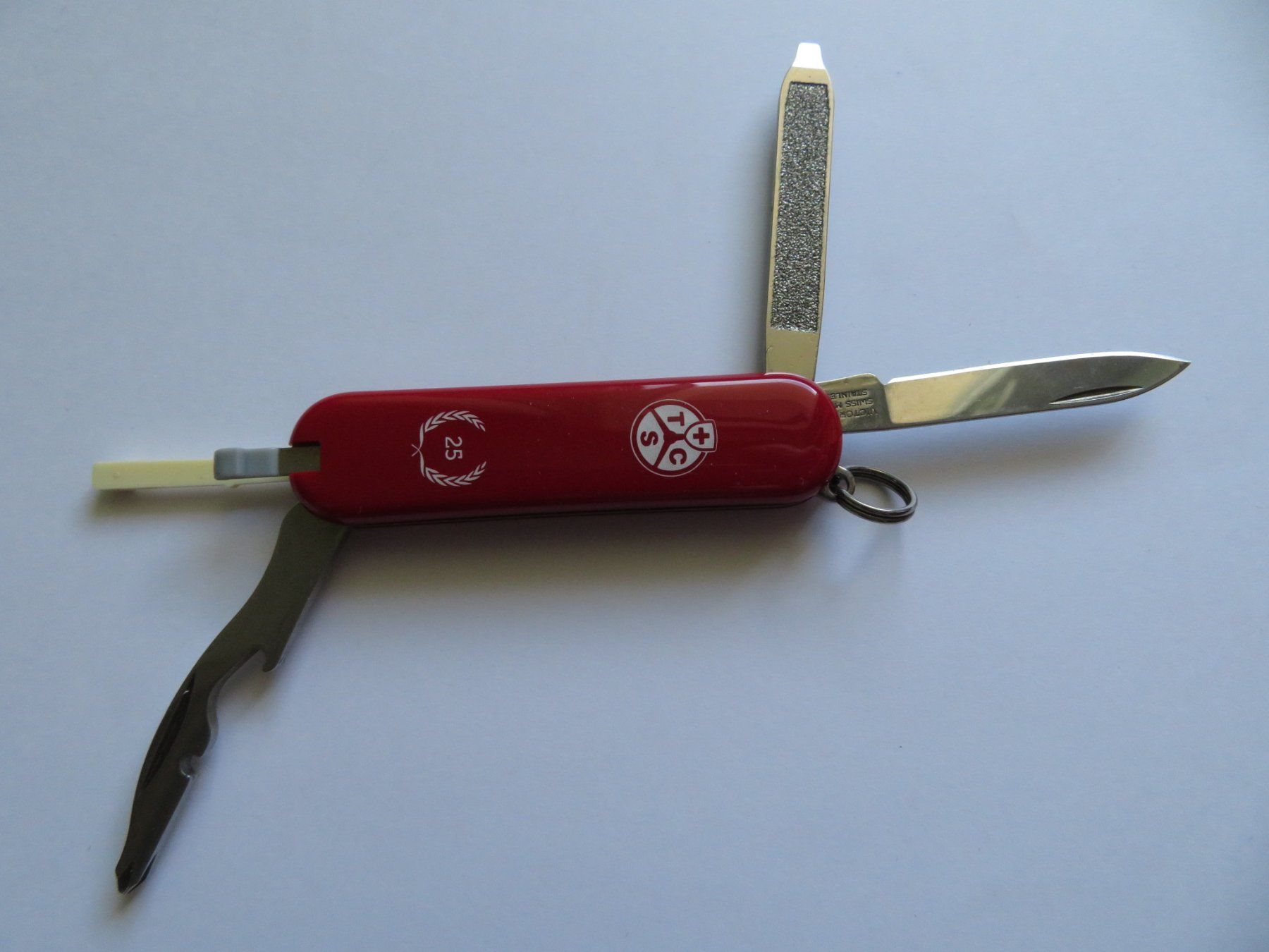 Victorinox Taschenmesser: Couteau Victorinox TCS "25ans" – Neu und originalverpackt aus Eysins von zurkip 1