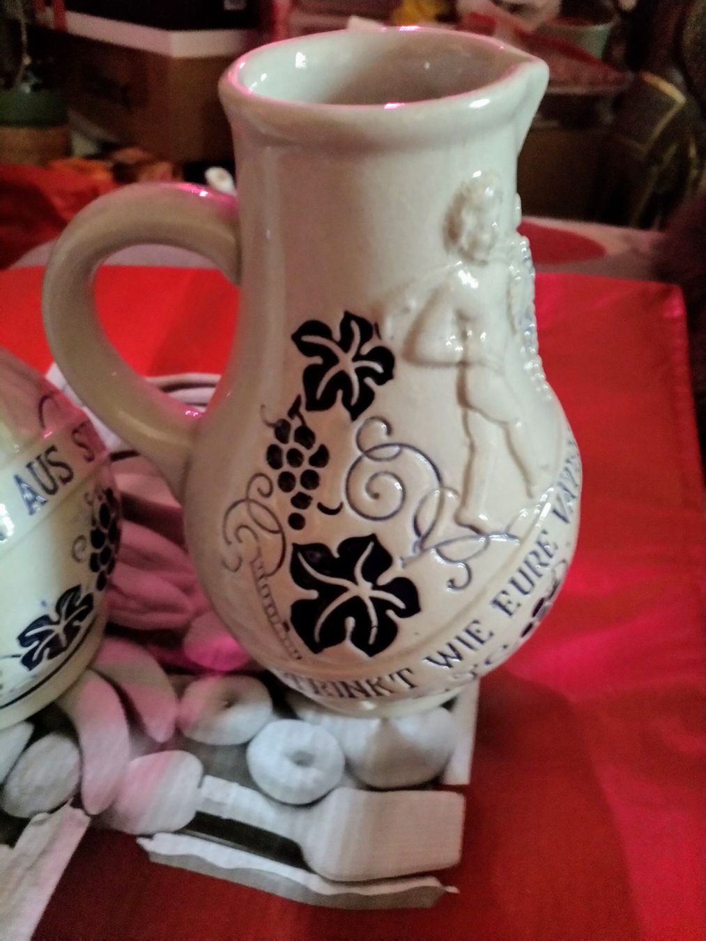 Caraffe: Steingut Weinkrug – Usato da BASEL venduto da big57 1