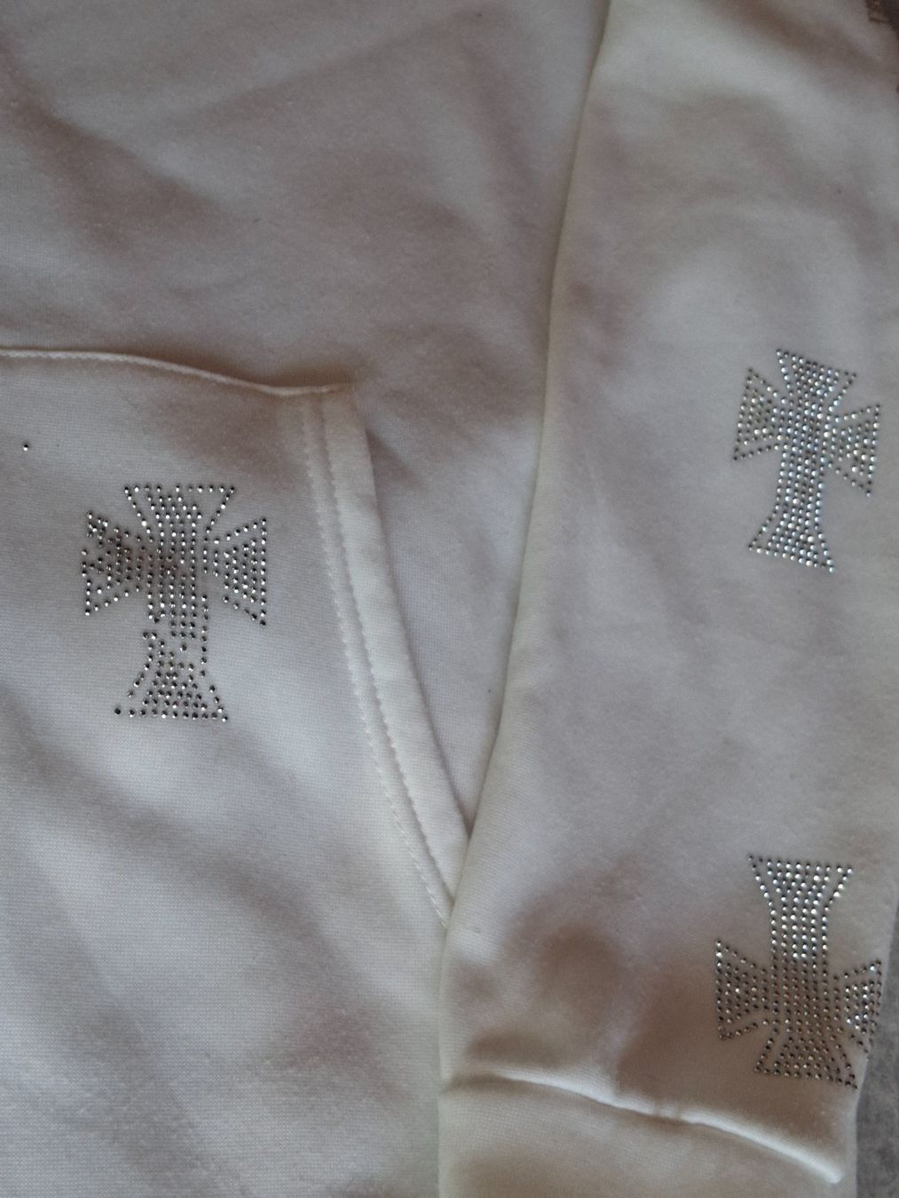 Giacche: Veste - jaquette taille L avec capuchon et strass – Usato da Villiers venduto da san_jn5w 1