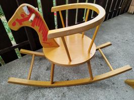 Holzpferd Schaukelpferd Kinder Spielzeug