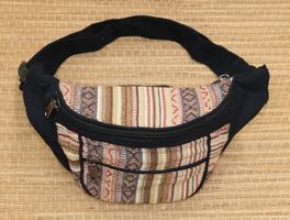 Bauchtasche Hüfttasche Crossbody Bag Baumwolle Nepal-Style