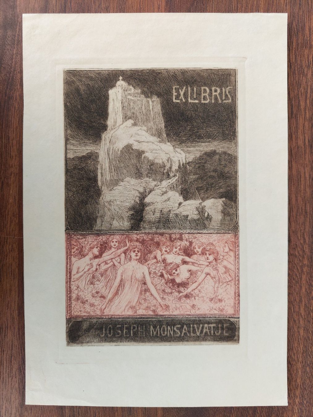 Dipinti: Exlibris Bruno Heroux - Original Radierung Erotik – Usato da Obfelden venduto da Exlibris-Art