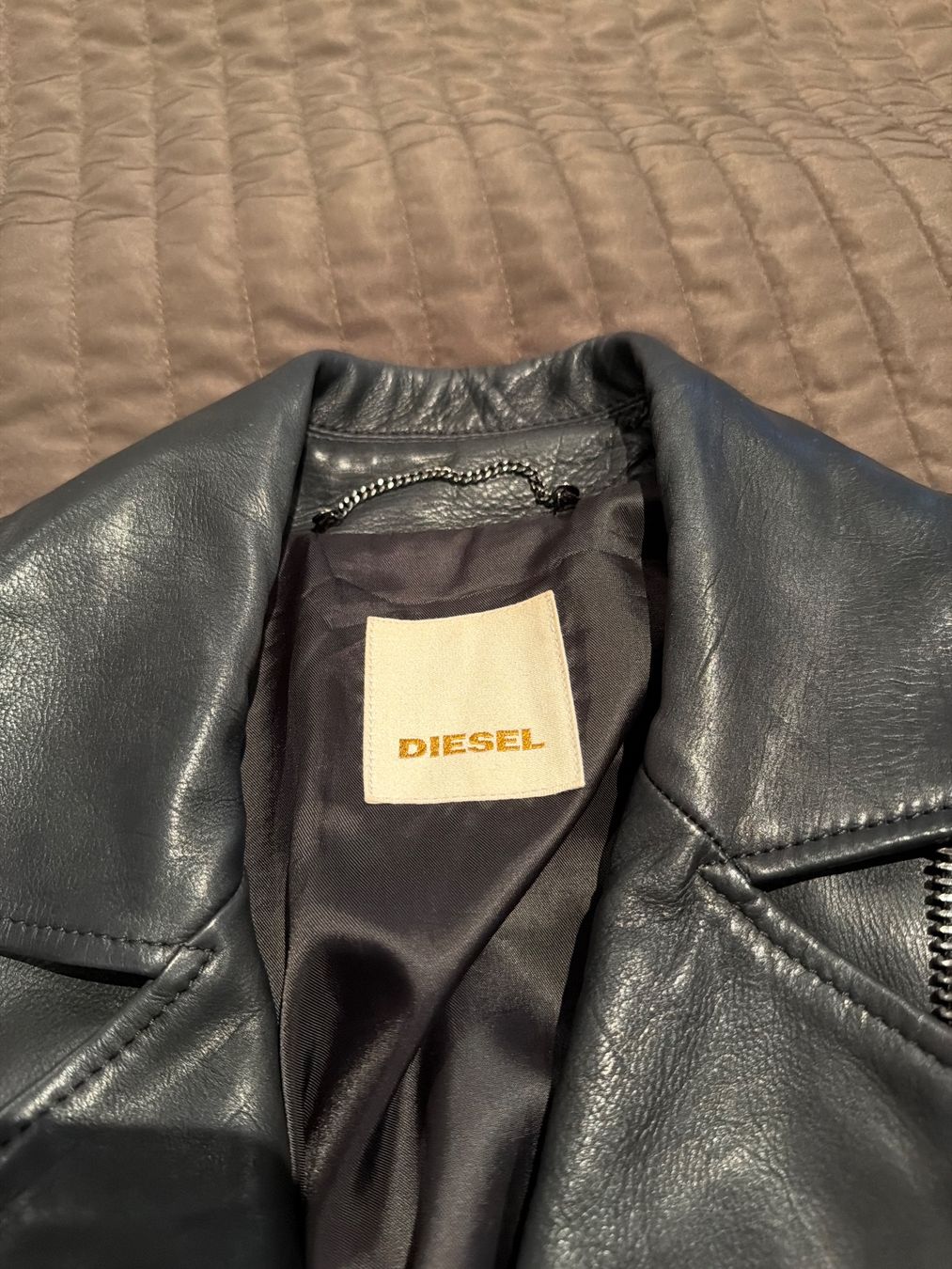 Diesel Jacken: Diesel Lederjacke – Neu (gemäss Beschreibung) aus Seengen von phismial 5
