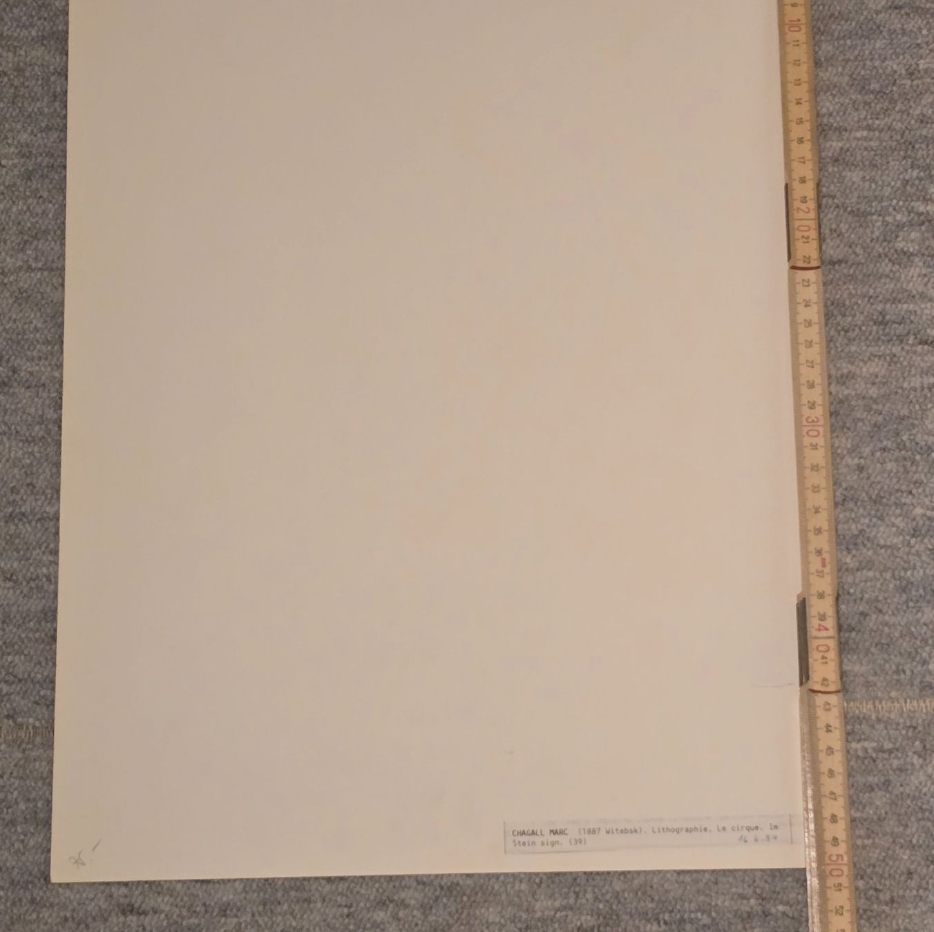 Grafiken & Lithographien: Marc Chagall - Farblithografie "Le cirque" - drucksigniert – Gebraucht aus Reinach BL von Pendling 5
