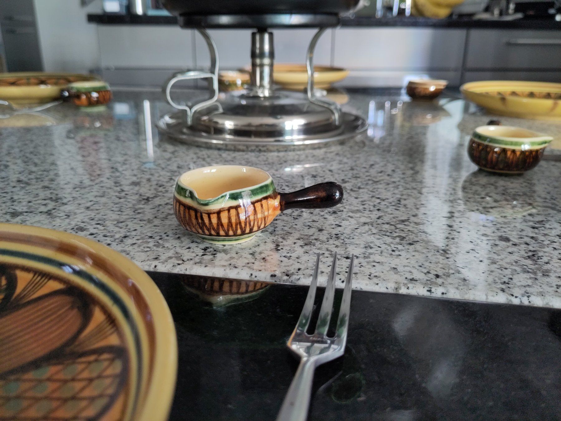 Set di piatti: Käse Fondue Set – Usato da Balsthal venduto da oli74 3