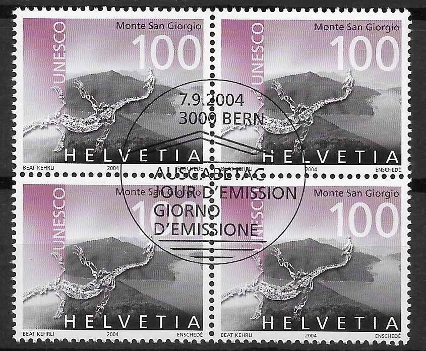 Tutti i francobolli: B1137 - Unesco 2004 bloc4 1er jour – Usato da Trélex venduto da Phil_Albert