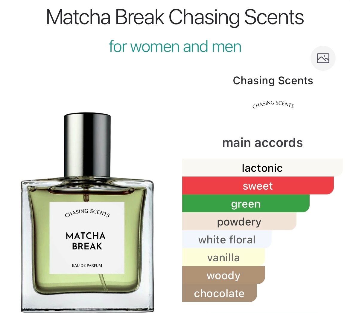 Profumi & Eau de Toilette: NICHE - EDP Matcha Break by Chasing Scents (decant) – Usato da Genève venduto da StaceyH 2