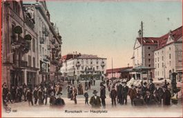RORSCHACH Hauptplatz - gel. 1907 n. Teufen