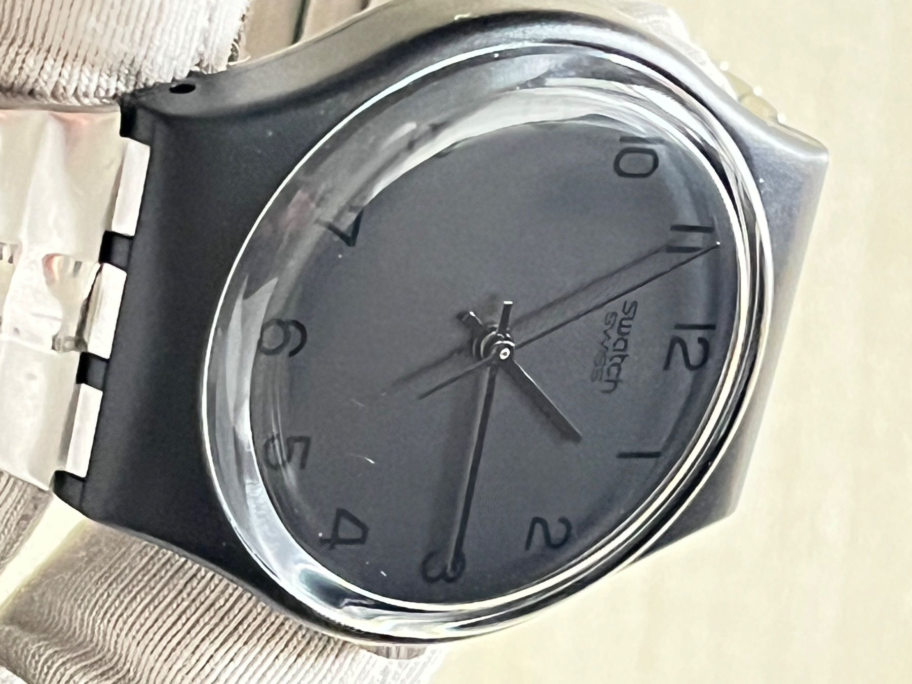 Swatch Orologi: Schlichte Swatch Herrenuhr, elegantes Design – Usato da Grenchen venduto da chththl 3