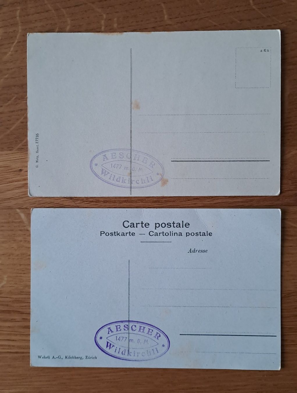 Cartoline postali: Ansichtskarte Gruss vom Aescher, Aescher mit Altmann – Usato da Speicherschwendi venduto da allowed-crime 1