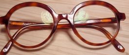 Lunettes Acuitis vintage, écailles brunes