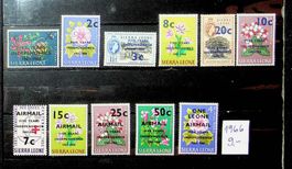 AFRIQUE SIERRA LEONE TIMBRES NEUFS** DE 1966. COTE 9 €/U602