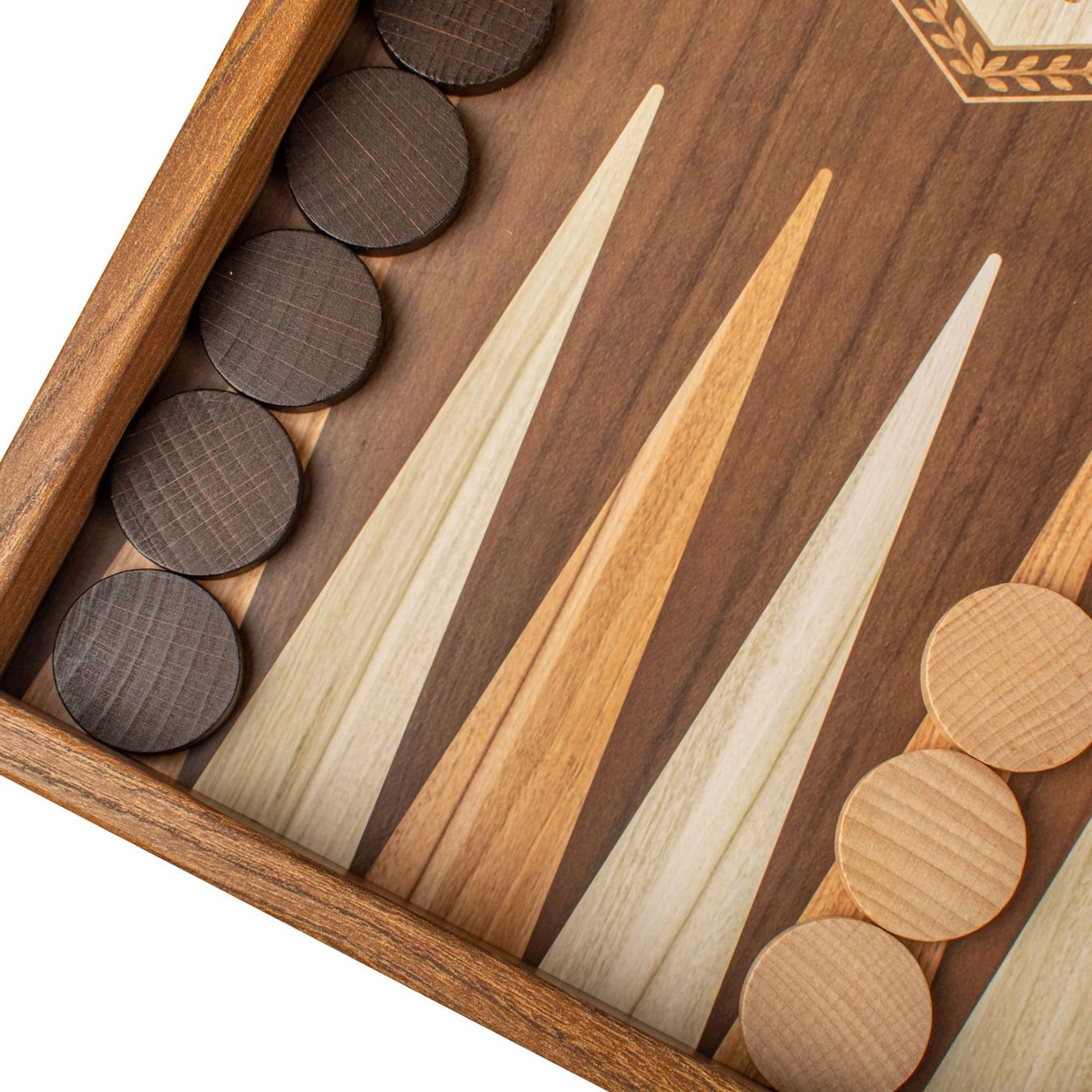 Giochi: Backgammon en bois de wengé classique / Medium ( NEUF ) – Nuovo e nell'imballaggio originale da Meyrin venduto da ChiaraMania 5
