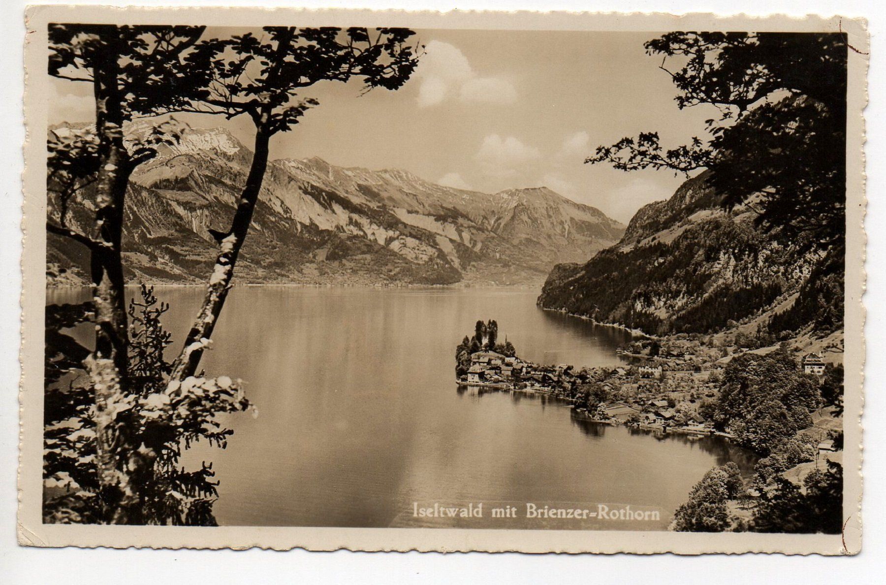Ansichtskarten: ISELTWALD mit Brienzer-Rothorn – Neu (gemäss Beschreibung) aus Jona von philajona