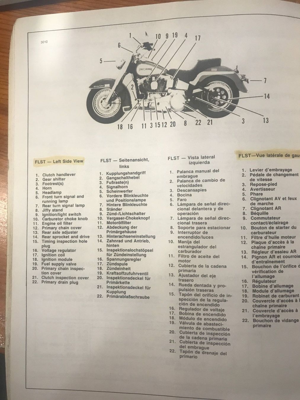 Libri: HARLEY  OWNER HANDBUCH FLST DS 1987 – Usato da Luzern venduto da maxbox1 2