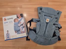 Ergobaby Omni Breeze Babytrage, Türkis (Slate Blue)