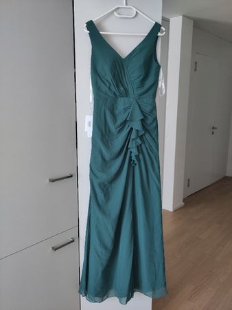 Festkleid, Bridesmaid, JJ House, emerald green, 38/40