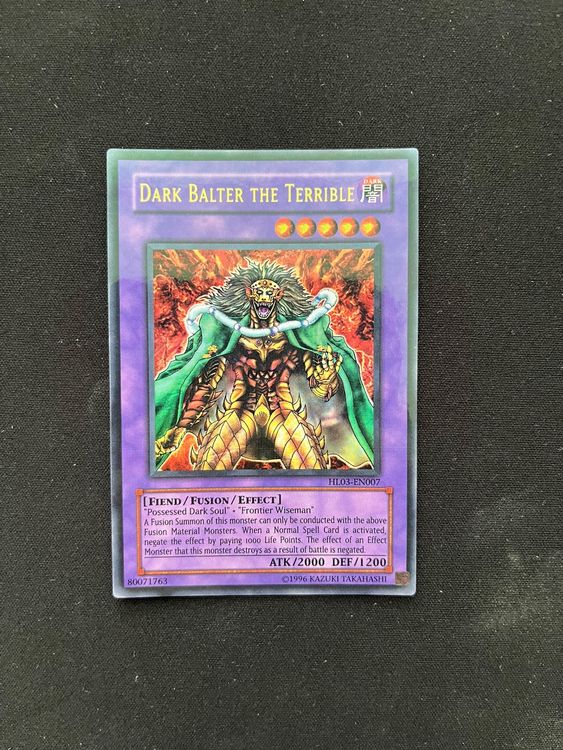 Dark Balter the Terrible (HL03-EN007), Parallel Rare 1