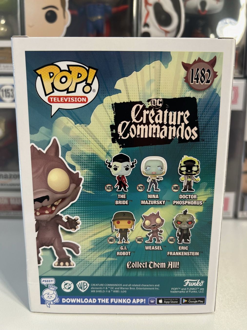 Funko Statuette: Funko POP! Television DC Creature Commandos Weasel – Nuovo e nell'imballaggio originale da Le Mouret venduto da perfectbijou 2