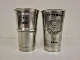 Zinnbecher 308gr Zinn zum basteln Zinngiessen Silvester