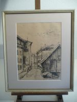 UNLESERLICH SIGNIERT - BRUNNGASSE
