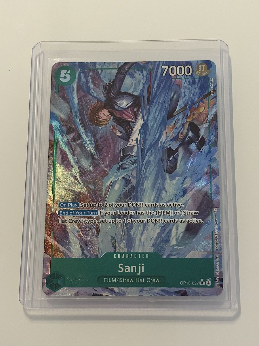 Bandai Carte collezionabili: One Piece TCG - Sanji OP13-027 – Nuovo (secondo la descrizione) da Pieterlen venduto da Mira_o7