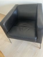 Sessel Leder schwarz