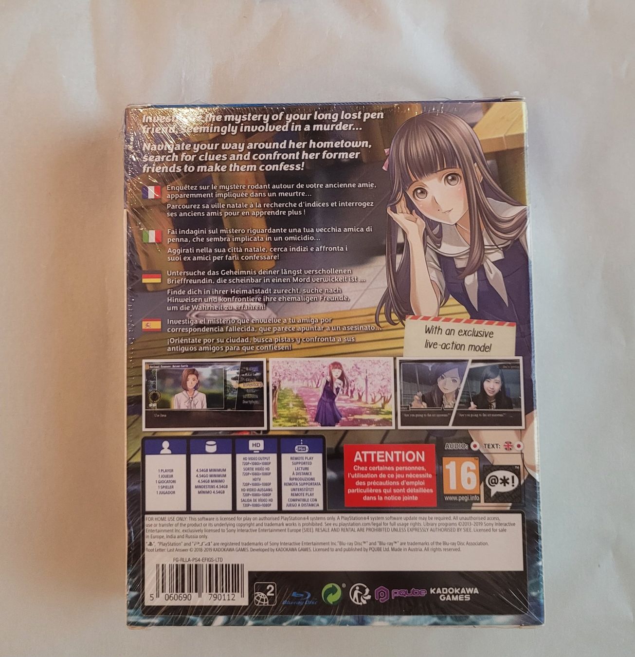 Sony Spiele: PS4 - Root Letter: Last Answer - neu und ovp – Neu und originalverpackt aus Zürich von Esperanto4 1