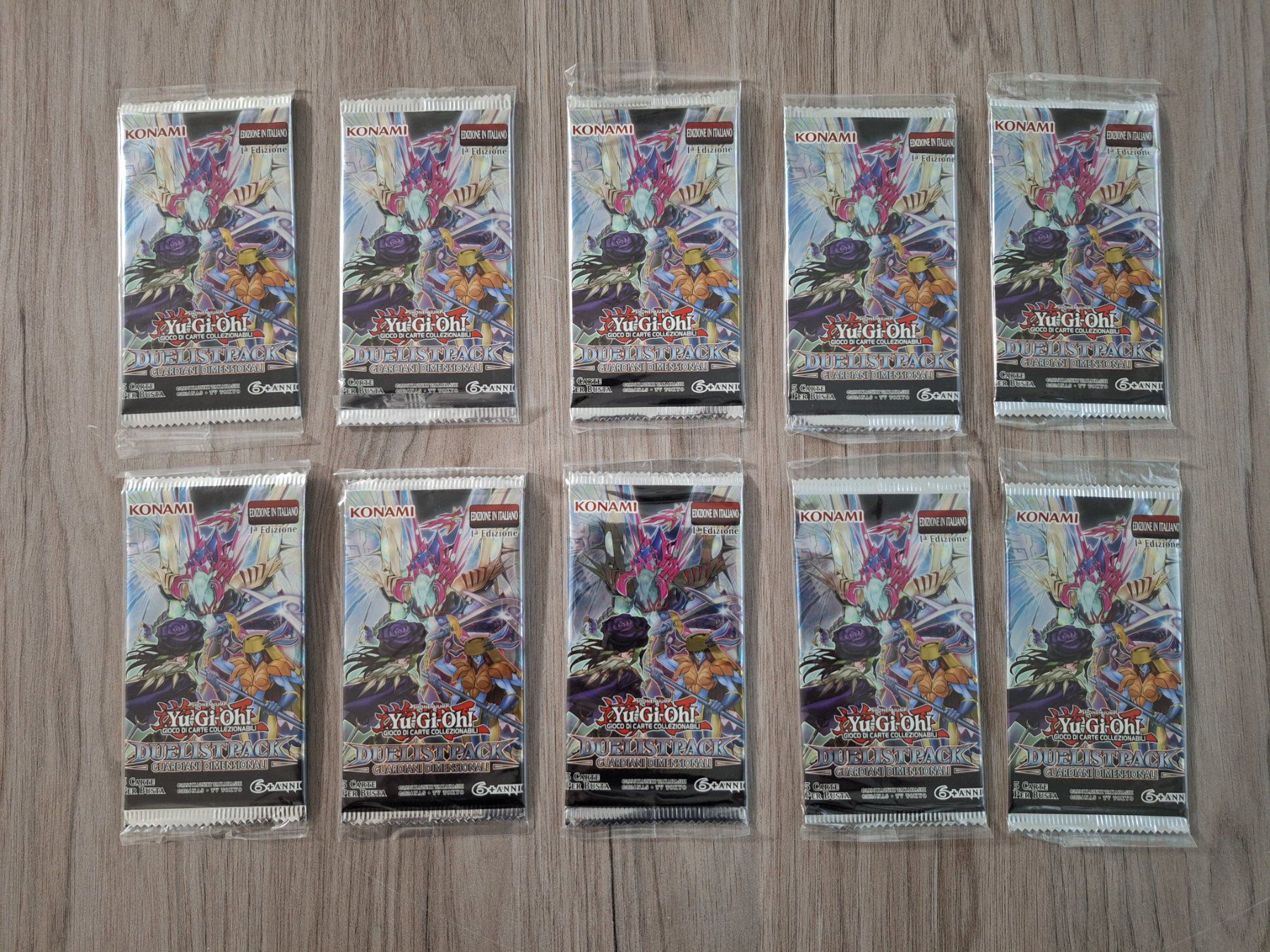 Yugioh Carte collezionabili: 10x Yu-Gi-Oh! Duelist Pack: Dimensional Guardians Booster IT – Nuovo e nell'imballaggio originale da Baar venduto da RDNA