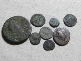 Lot Münzen der Antike / Rom, Griechenland, Byzanz, etc.