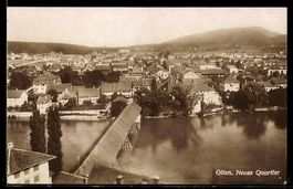 AK Olten, Neues Quartier aus der Vogelschau