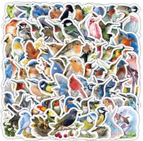 100 Aufkleber Sticker - Vögel
