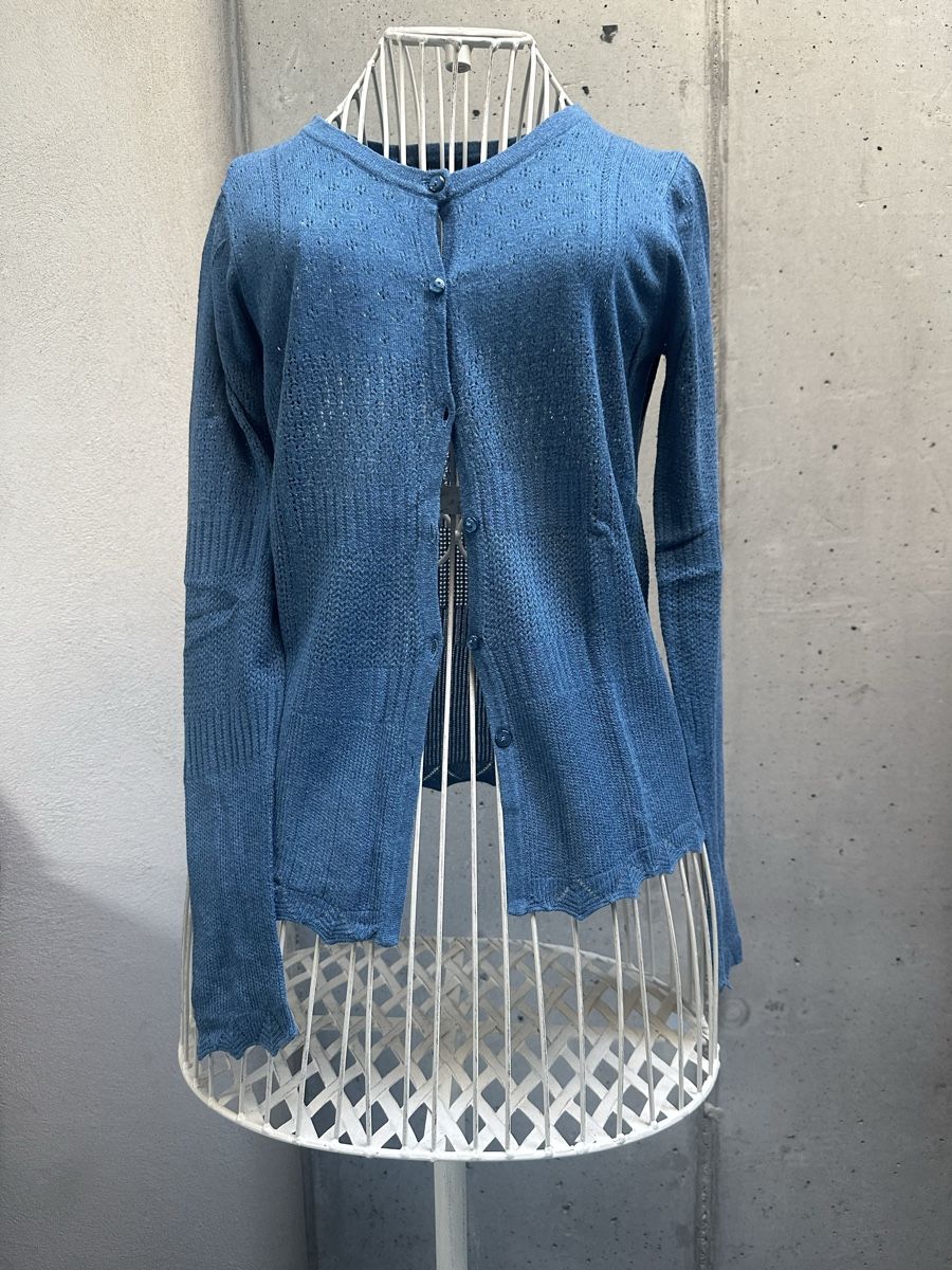 Mango Giacche: Stylische, blaue Strickjacke – Usato da Leuk-Stadt venduto da nadlerhu 1