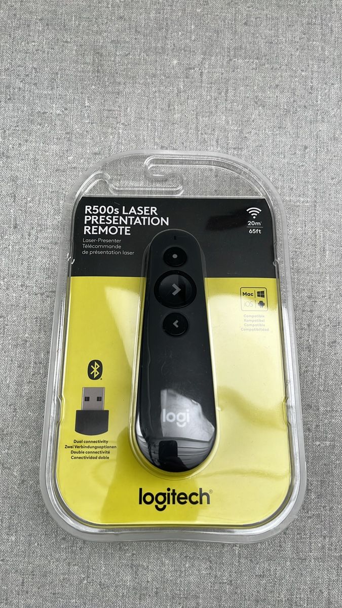 Logitech Fernbedienungen: Logitech R500s Laser Presentation Remote neu – Neu und originalverpackt aus Spreitenbach von bra_rh7n